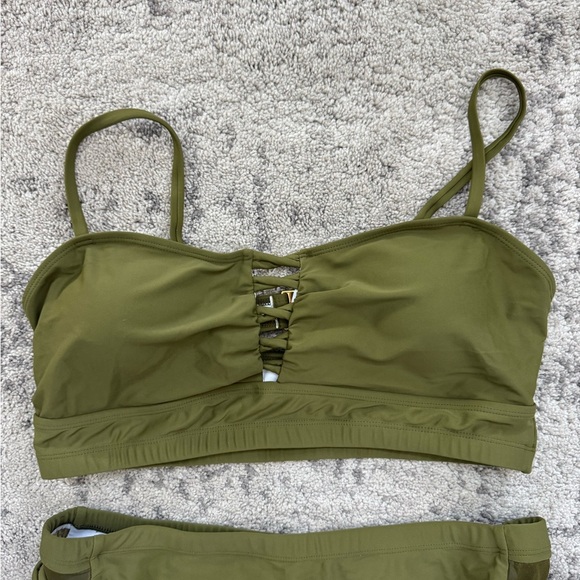 Women’s 2x Olive Green swimsuit 2 piece swimsuit - Picture 5 of 9